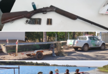 Homem que praticava pesca irregular é preso com arma de fogo