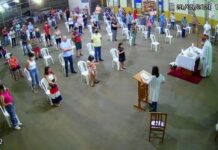 Homem tenta fugir de abordagem policial, entra em igreja e atrapalha missa de sétimo dia