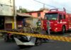 Incêndio atinge depósito de bebidas em avenida de Araçatuba