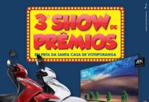 Santa Casa lança 3º Show de Prêmios com sorteio em agosto