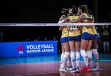 Vice-líder, Brasil supera Polônia em sets diretos na Liga das Nações