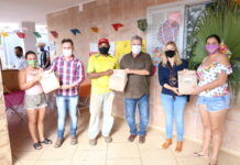 Secretaria de Direitos Humanos e Fundo Social realizam drive-thru junino