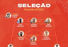 Equilibrada, seleção da Série A3 tem Gabriel Barcos e João Marcos do CAV