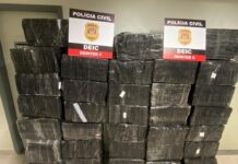 Polícia Civil apreende 1,2 tonelada de maconha escondida em carga de arroz em Guapiaçu