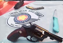 Idoso é preso após ameaçar atirar e degolar esposa em Andradina