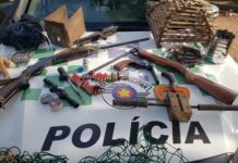 Homem é preso após ser flagrado com instrumentos de caça e armas de fogo em Ibirá