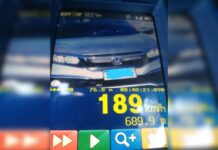 Polícia Rodoviária flagra carro a 189 km/h na Rodovia Péricles Bellini