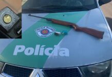 Homem é encontrado com espingarda de pressão adulterada