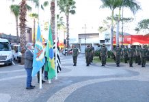Programação do 8 de Agosto contou com hasteamento das bandeiras e culto ecumênico