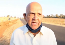 Meidão acompanha início das obras de construção de ciclovia e pista de caminhada na ‘Estrada do 27’