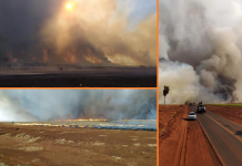 Incêndio de grandes proporções é registrado em Ouroeste