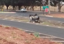 Criança de 7 anos fica ferida em capotamento em Macedônia