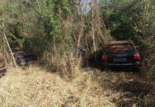 Carros usados por criminosos durante mega-assalto em Araçatuba são encontrados abandonados em mata