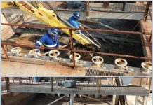 Equipes da Saev se mobilizam para limpeza e manutenção da caixa de areia na ETE