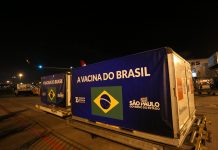 São Paulo recebe mais 1,9 milhão de doses prontas da vacina do Butantan