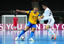 Brasil vence o Japão e vai às quartas de final do Mundial de Futsal