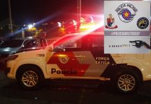 Dupla é presa por porte ilegal de arma e munições em Votuporanga