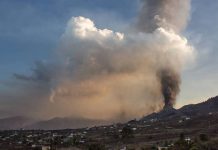 Espanha fecha aeroporto por causa de cinzas do vulcão Cumbre Vieja