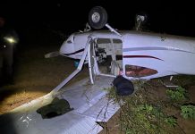 Avião com quase 300 kg de cocaína que saiu da Bolívia é interceptado pela FAB e cai em MT