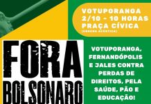 Votuporanga, Fernandópolis e Jales se unem por “Fora Bolsonaro”