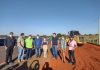 Seba recebe deputado Geninho Zuliani que visita obra da ciclovia na Estrada do 27