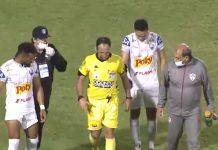 Árbitro sente lesão, recebe “atendimento” de jogadores, mas acaba substituído em jogo da Copa Paulista