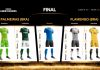 Final da Libertadores: Conmebol divulga uniformes de Palmeiras x Flamengo