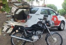 Força Tática recupera motocicleta furtada e apreende adolescente em Votuporanga