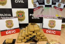 Homem é preso por tráfico de drogas e posse de arma de fogo de uso restrito em Rio Preto