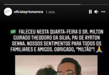 Pai de Ayrton Senna, Milton da Silva, morre aos 94 anos, em São Paulo
