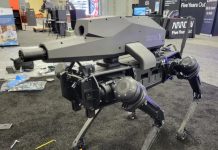 Cão robô armado com rifle: empresa mostra equipamento nos EUA