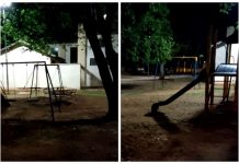 Brinquedos se mexem ‘sozinhos’ em parquinho de distrito de Olímpia e intrigam moradores