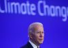 Biden promete “liderar pelo exemplo” no esforço de conter aquecimento