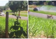 Motoristas ficam feridos após carros capotarem na Rodovia Euclides da Cunha