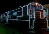 Trem enfeitado com luzes de Natal passa hoje por Fernandópolis e Votuporanga