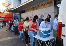 Covid-19: atendimento realizado na Concha Acústica imunizou quase 350 pessoas