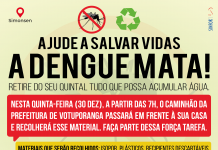 Simonsen: Secretaria da Saúde realiza ação de combate à Dengue nesta quinta-feira