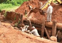 Moradores ficam ilhados após quedas de pontes na área rural de Magda