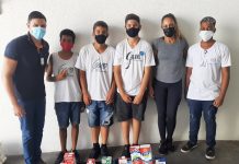 Alunos de Álvares Florence arrecadam leite para Santa Casa