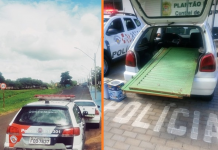 PM prende dupla e recupera produtos furtados de centro comunitário de Álvares Florence