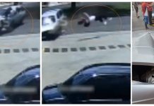 Motociclista fica ferida após ser atingida por motorista bêbado que atravessou canteiro de avenida em Votuporanga