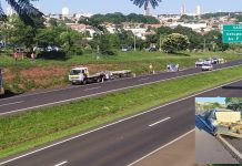 Idosa morre após carro bater na traseira de ônibus em rodovia de Votuporanga