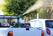 Secretaria de Saúde faz ação de nebulização veicular em combate à dengue em Votuporanga