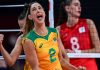 Carol Gattaz é eleita a quinta melhor jogadora de vôlei do mundo em 2021