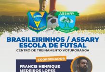Assary/Brasileirinhos: parceria rende escolinha de futsal