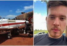 Jovem morre após ser atingido por avião agrícola pilotado pelo pai em Uchoa