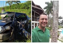 Policial militar morre após bater carro em poste às margens da BR-153