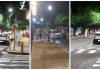 Vídeo mostra briga generalizada na frente de casa noturna em Jales