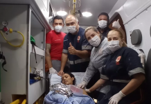 Bebê nasce dentro de ambulância com ajuda de socorristas do SAMU em Fernandópolis