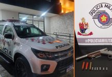 Força Tática prende dupla com garrucha em Simonsen